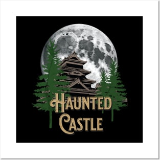 Japanese haunted castle Posters and Art